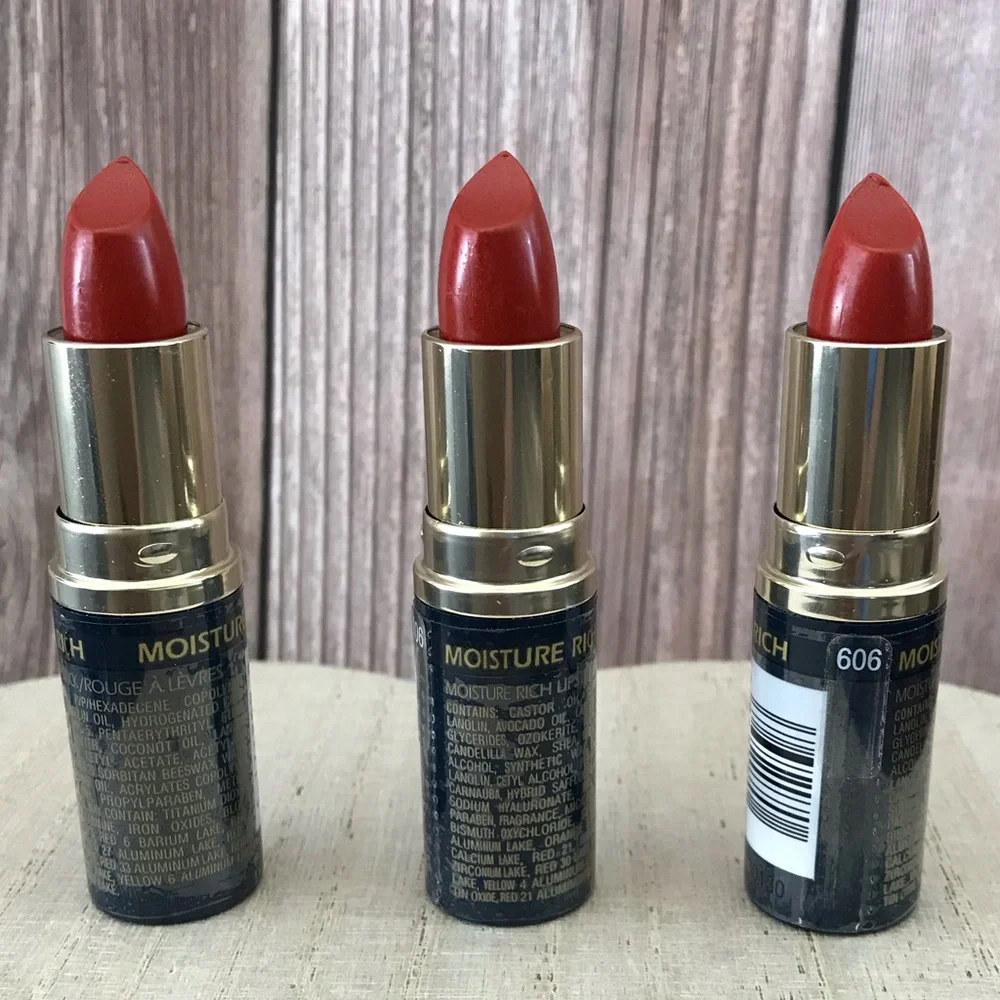 🆕3pcs Max Factor Moisture Rich Lipstick